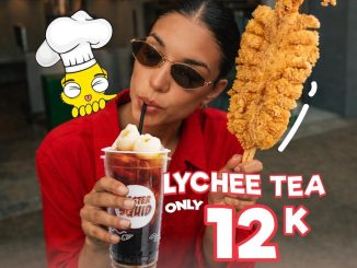 Promo Master Squid Payday Tebus murah Lychee Tea Rp. 12.000 dengan pembelian giant squid