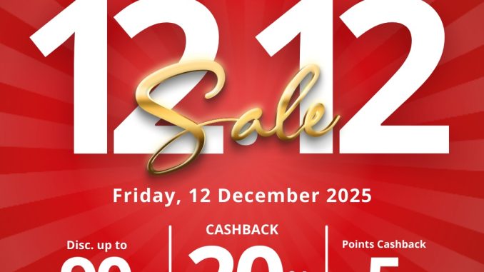 Periplus 12.12 Sale Cashback 20% No Limit!