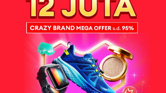 Promo 12.12 Lazada Voucher Bonus sampai 12 Juta + Crazy Brand Mega Offer!