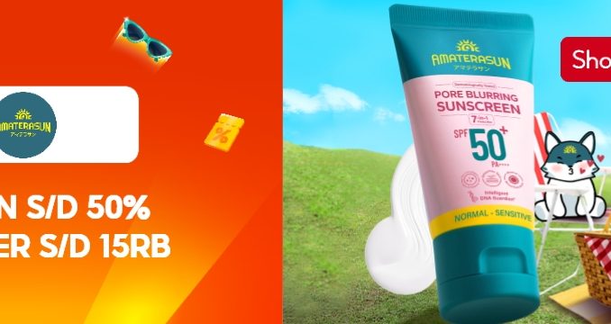 Promo Amaterasun Shopee 12.12 Diskon 50% + Voucher 15K