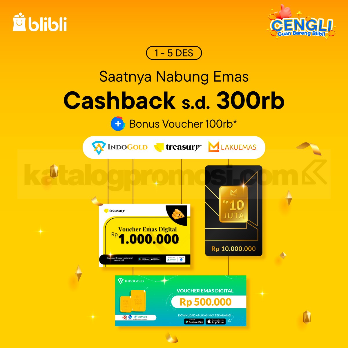 Promo CENGLI TIVO di Blibli Cashback 300K!