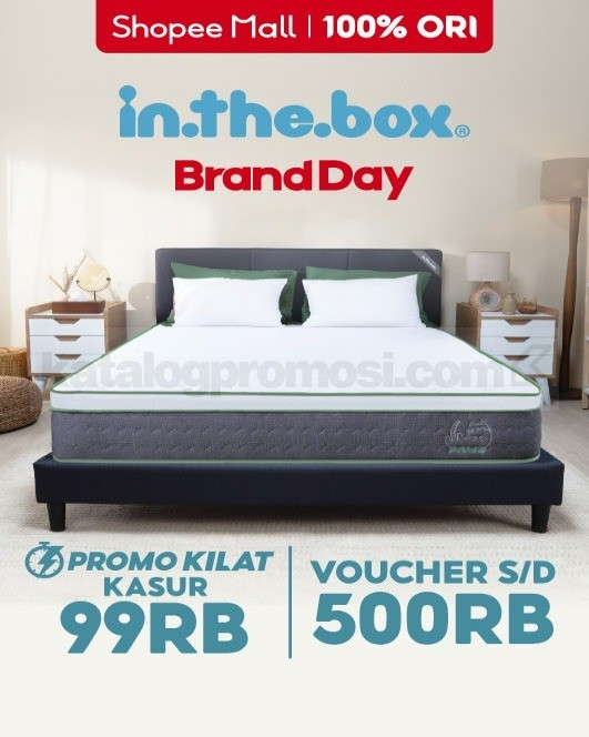Promo Kilat INTHEBOX di Shopee Kasur hanya 99K + Ekstra Voucher 