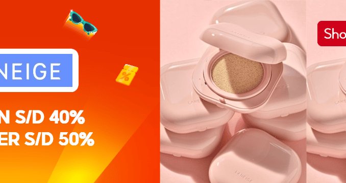 Promo Laneige Shopee 12.12 Diskon hingga 40% + Potongan Voucher!