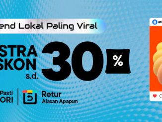 Promo Lokal Kalcer Blibli Ekstra Diskon hingga 30%