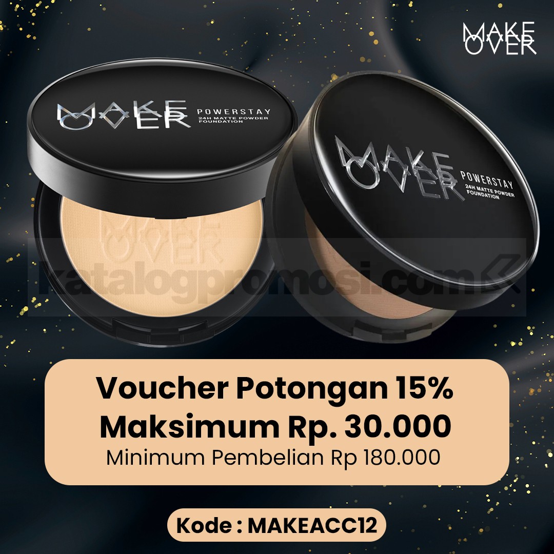 Promo Make Over Voucher Potongan 15% di Shopee