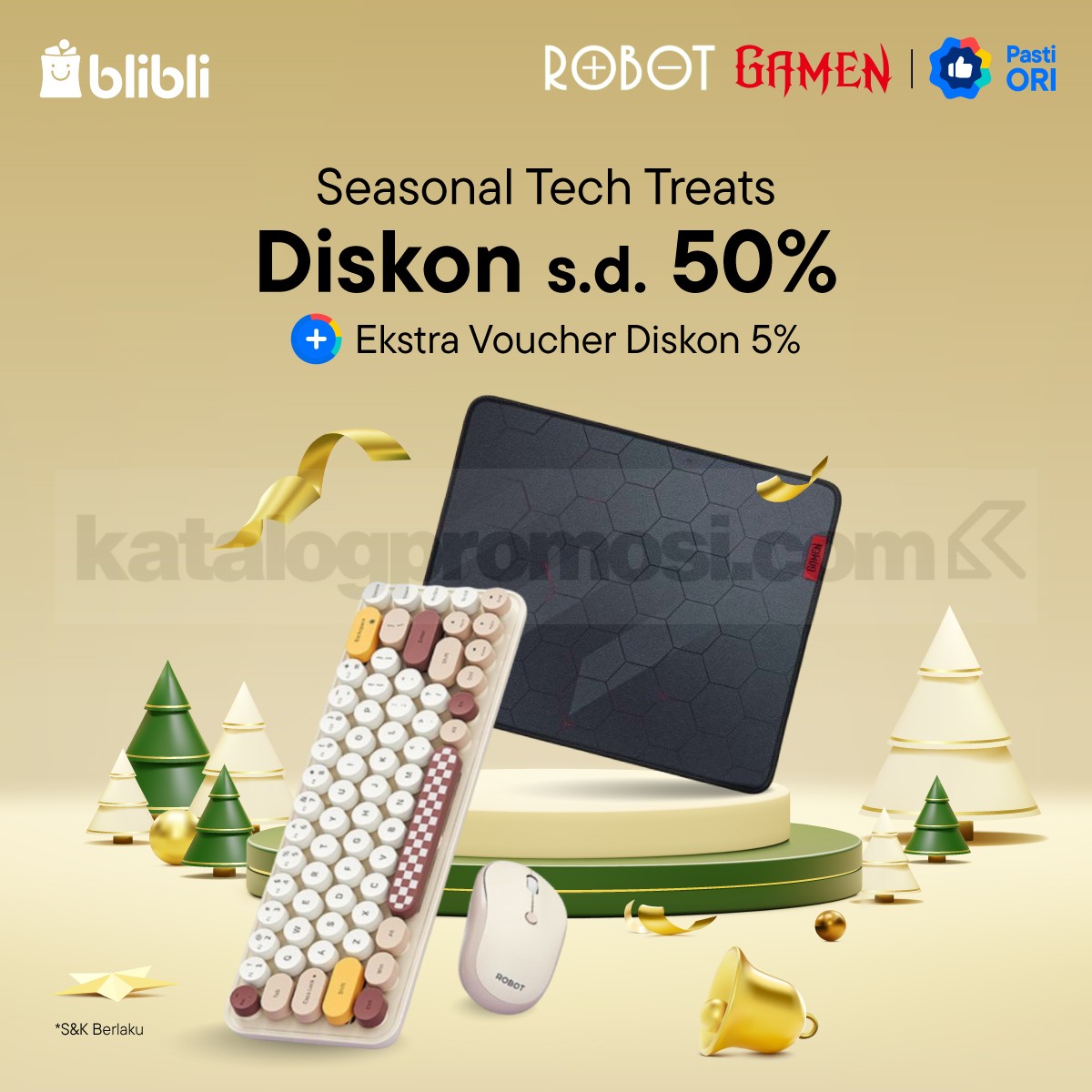 Promo Robot Gamen di Blibli Diskon 50% + Ekstra Voucher 