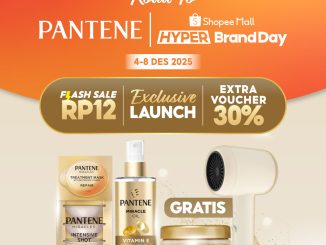 Promo Shopee Hyper Brand Day Pantene Flash Sale Rp12 + Extra Voucher 30%