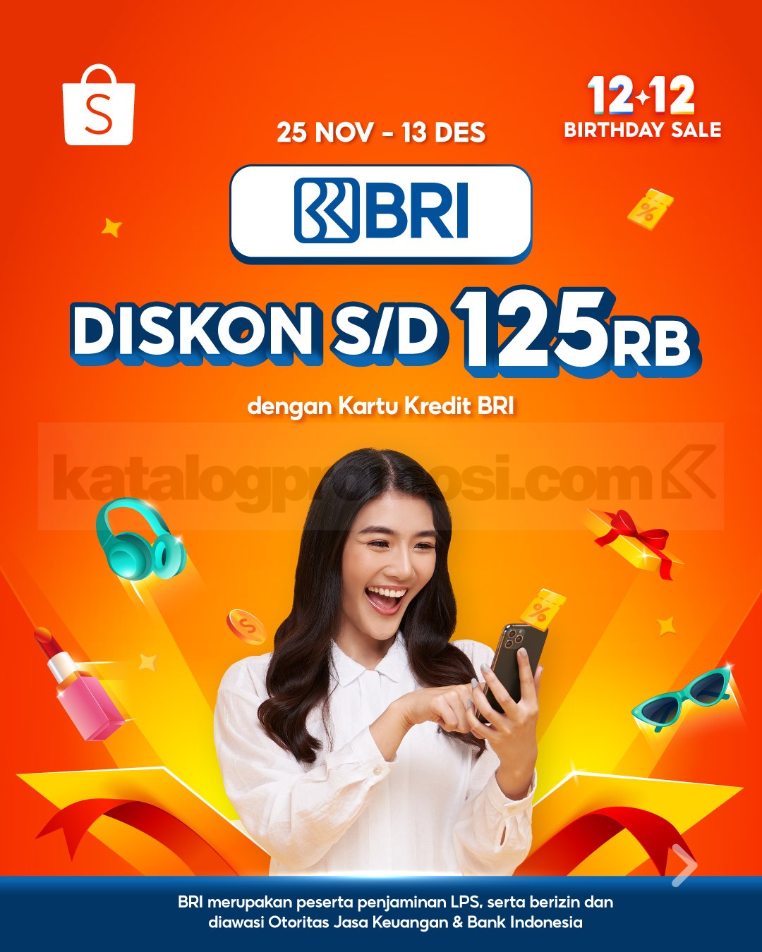 Promo Spesial BRI di Shopee 12.12 Hemat hingga 125K!