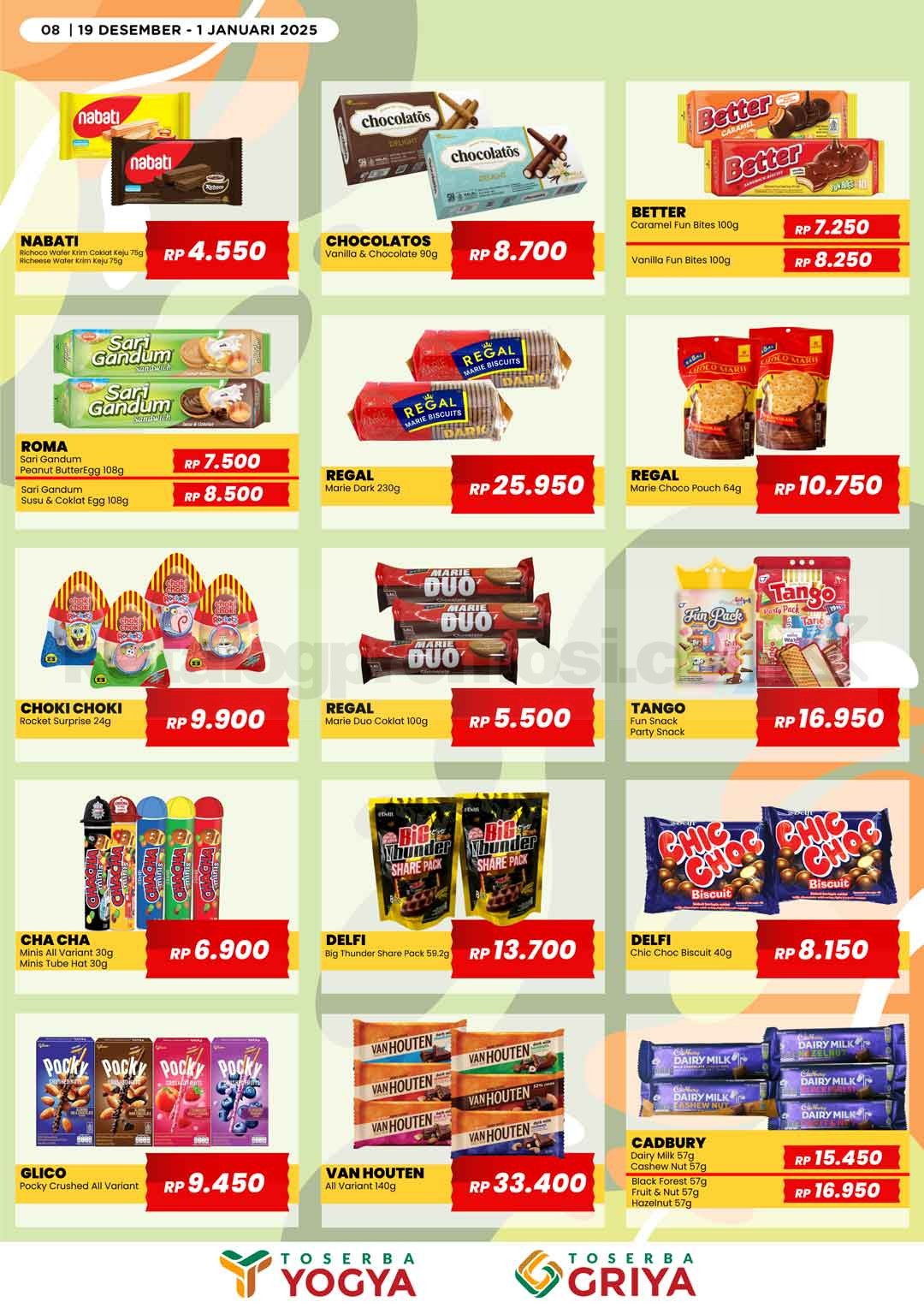 Katalog Promo Toserba Yogya Promo SERBA HEMAT 19 Desember - 01 Januari 2025 Katalog Promo Toserba Yogya Promo SERBA HEMAT 19 Desember - 01 Januari 2025 8