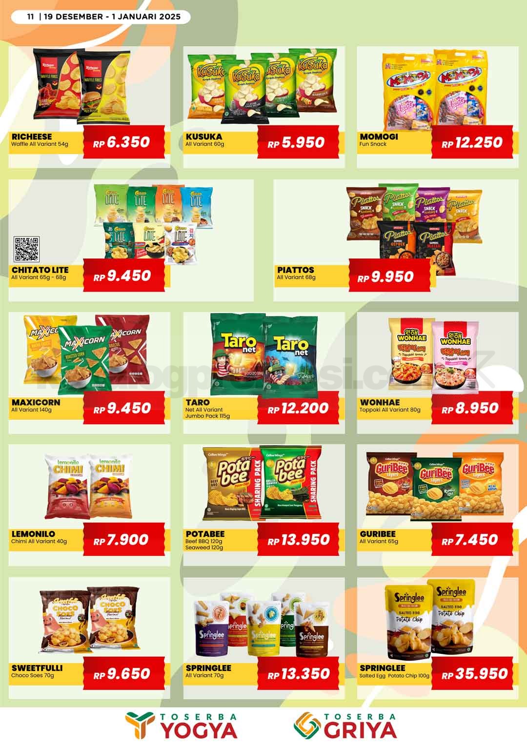 Katalog Promo Toserba Yogya Promo SERBA HEMAT 19 Desember - 01 Januari 2025 Katalog Promo Toserba Yogya Promo SERBA HEMAT 19 Desember - 01 Januari 2025 11