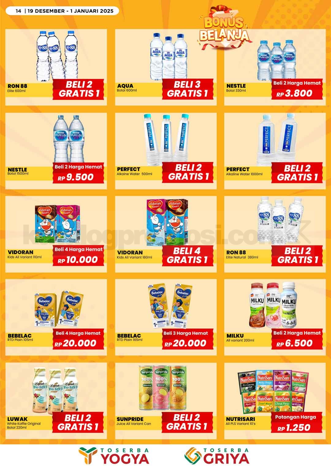 Katalog Promo Toserba Yogya Promo SERBA HEMAT 19 Desember - 01 Januari 2025 Katalog Promo Toserba Yogya Promo SERBA HEMAT 19 Desember - 01 Januari 2025 14