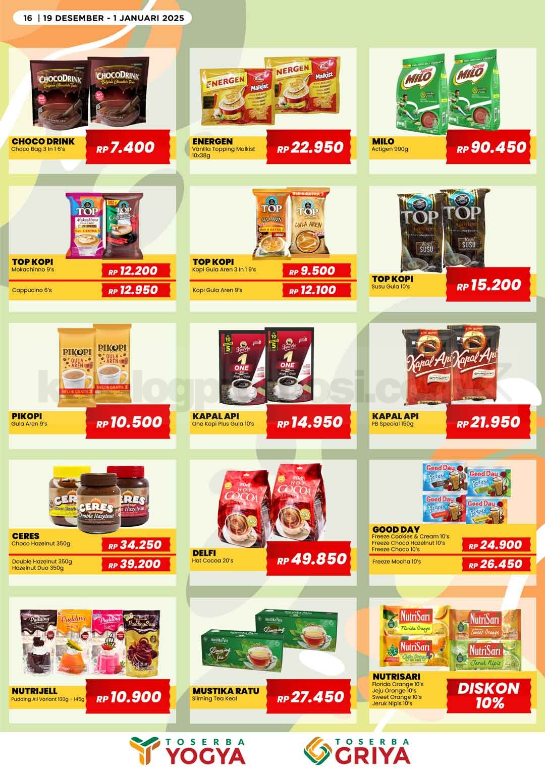 Katalog Promo Toserba Yogya Promo SERBA HEMAT 19 Desember - 01 Januari 2025 Katalog Promo Toserba Yogya Promo SERBA HEMAT 19 Desember - 01 Januari 2025 16