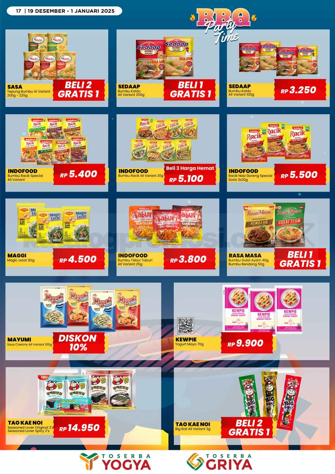 Katalog Promo Toserba Yogya Promo SERBA HEMAT 19 Desember - 01 Januari 2025 Katalog Promo Toserba Yogya Promo SERBA HEMAT 19 Desember - 01 Januari 2025 17