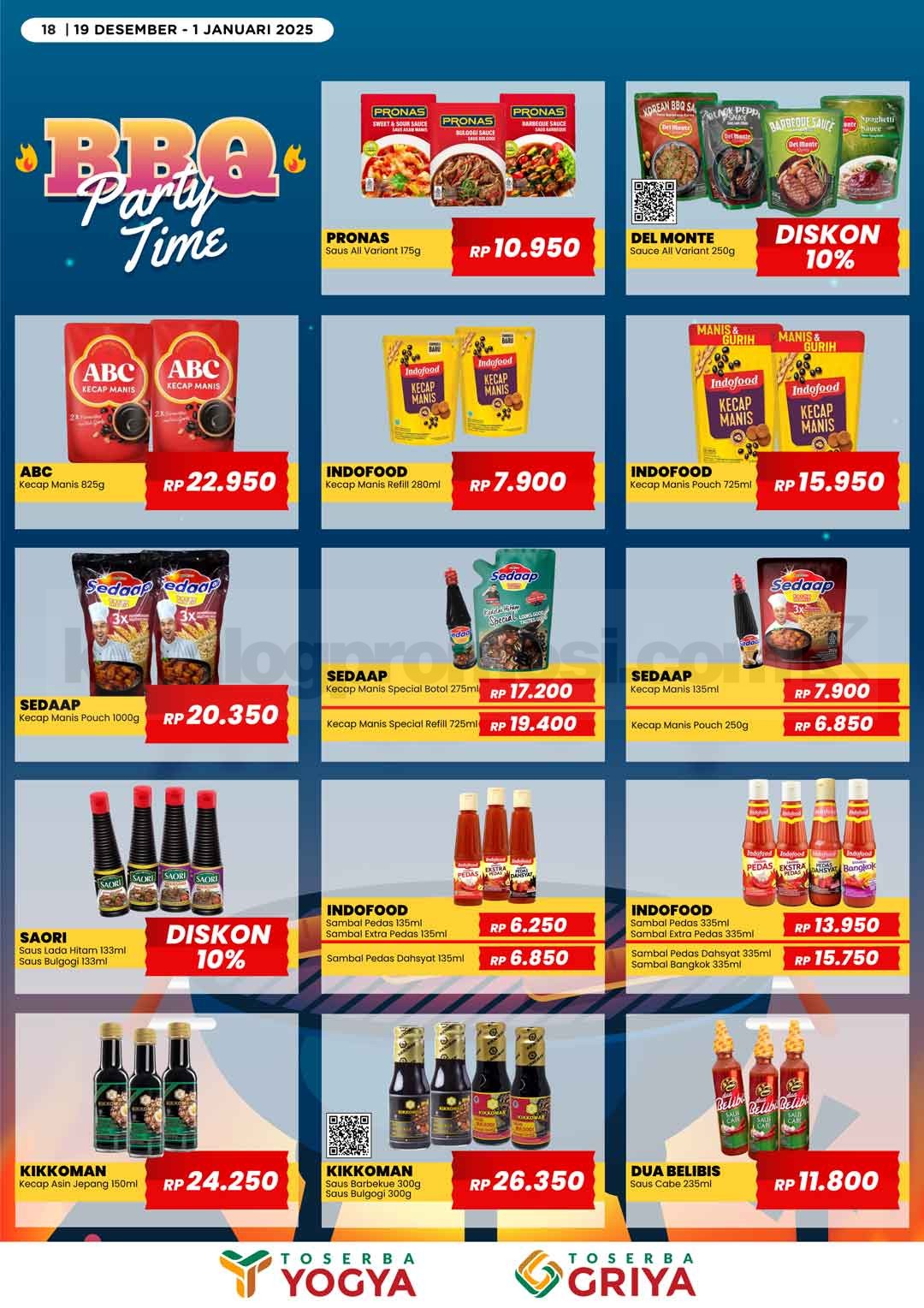 Katalog Promo Toserba Yogya Promo SERBA HEMAT 19 Desember - 01 Januari 2025 Katalog Promo Toserba Yogya Promo SERBA HEMAT 19 Desember - 01 Januari 2025 18