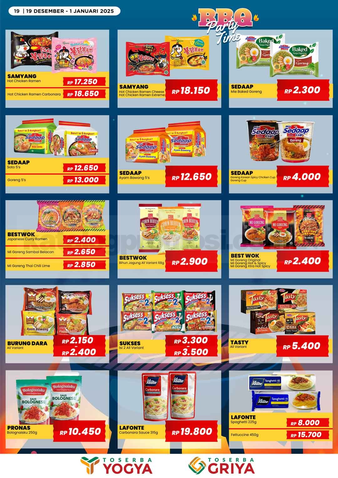 Katalog Promo Toserba Yogya Promo SERBA HEMAT 19 Desember - 01 Januari 2025 Katalog Promo Toserba Yogya Promo SERBA HEMAT 19 Desember - 01 Januari 2025 19