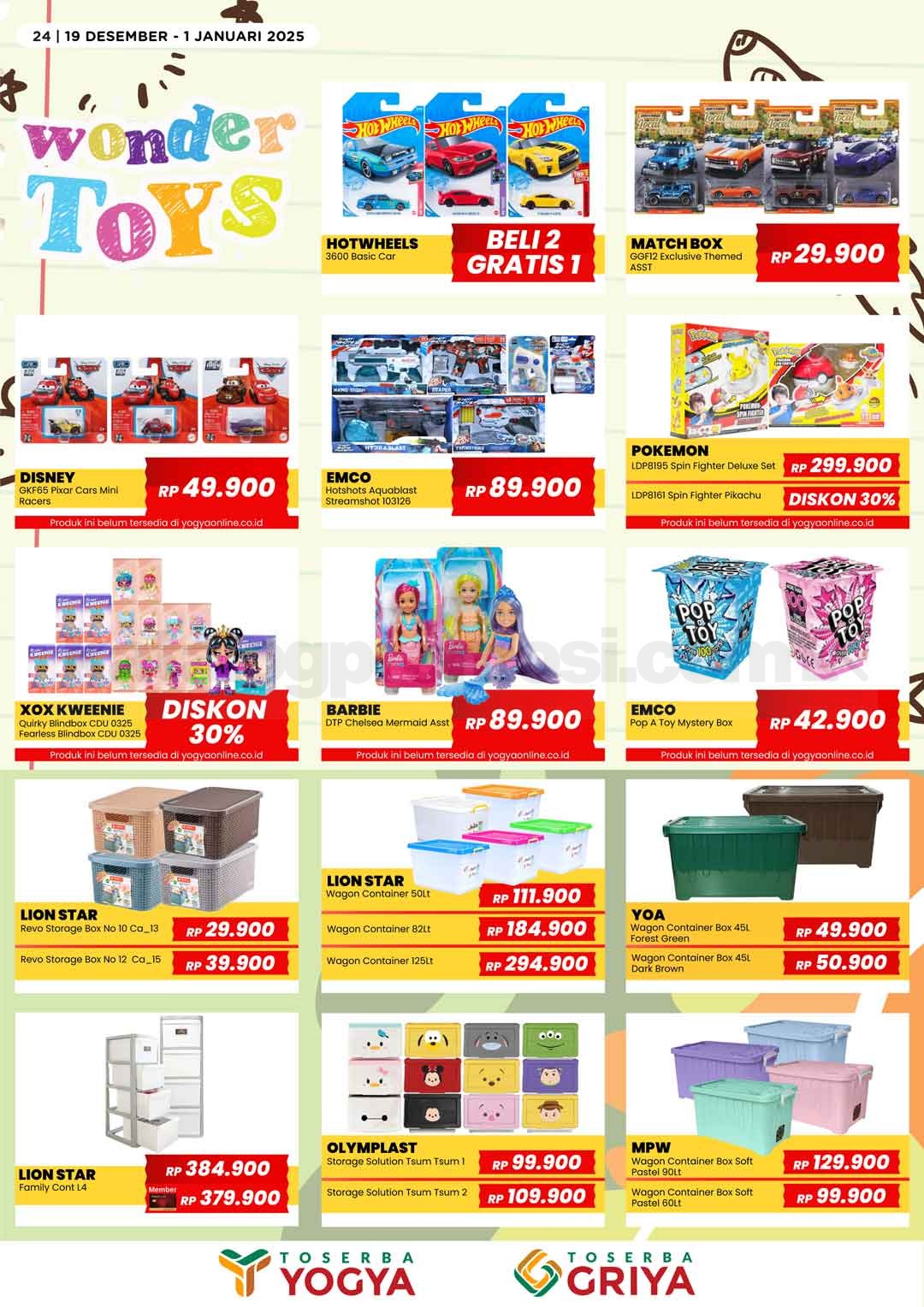 Katalog Promo Toserba Yogya Promo SERBA HEMAT 19 Desember - 01 Januari 2025 Katalog Promo Toserba Yogya Promo SERBA HEMAT 19 Desember - 01 Januari 2025 24
