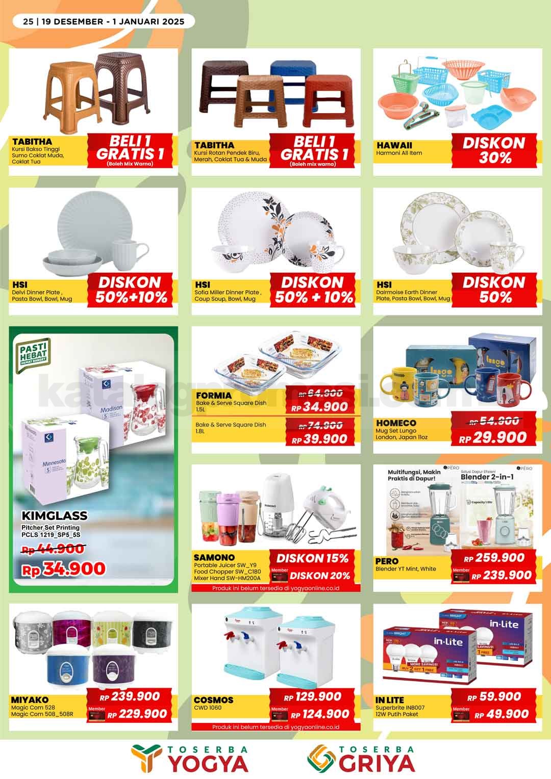 Katalog Promo Toserba Yogya Promo SERBA HEMAT 19 Desember - 01 Januari 2025 Katalog Promo Toserba Yogya Promo SERBA HEMAT 19 Desember - 01 Januari 2025 25
