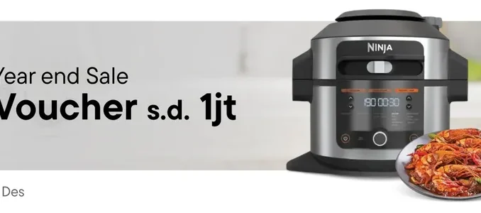 SharkNinja Year End Sale di Blibli dapatkan Voucher hingga 1 Juta!