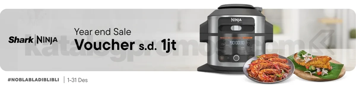 SharkNinja Year End Sale di Blibli dapatkan Voucher hingga 1 Juta!