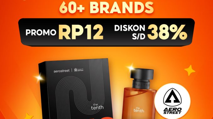 Shopee 10th Birthday! Kolaborasi Spesial Promo Rp12 + Diskon 38%