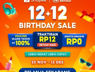 Shopee 12.12 Birthday Sale - Traktiran Rp12 Gratis Ongkir dan Voucher Ulang Tahun! 1