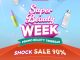 Shopee Super Beauty Week - SHOCK SALE 90% + Serba Rp12!