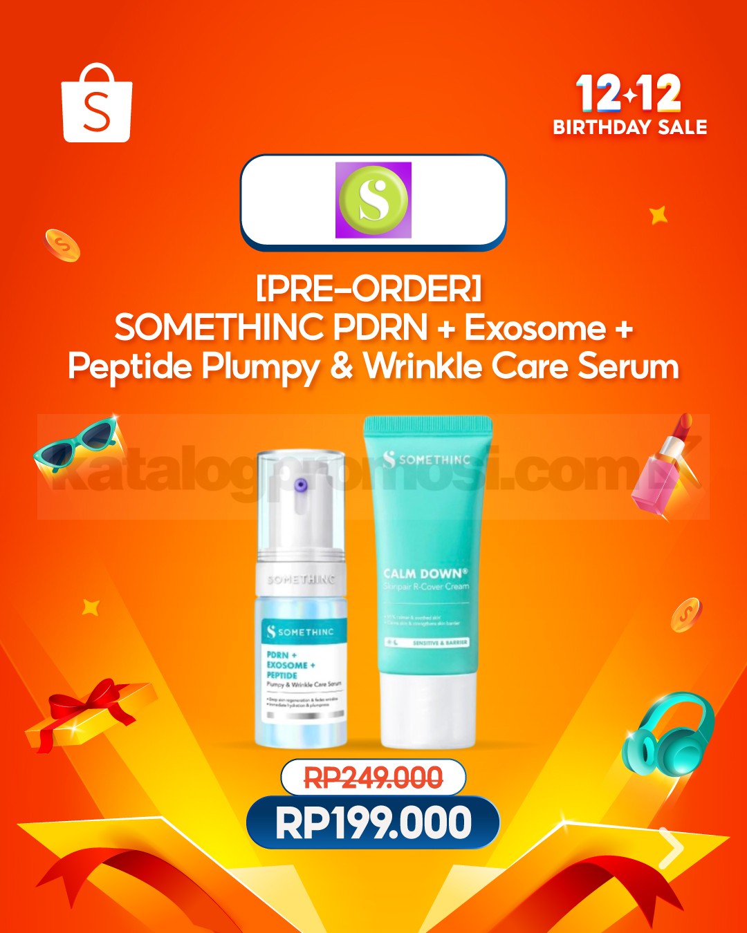 Somethinc PDRN Serum Turun Harga di Shopee 12.12! 
