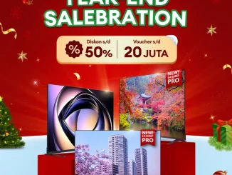 Toshiba Year-End Salebration! Diskon 50% + Ekstra Voucher di Shopee