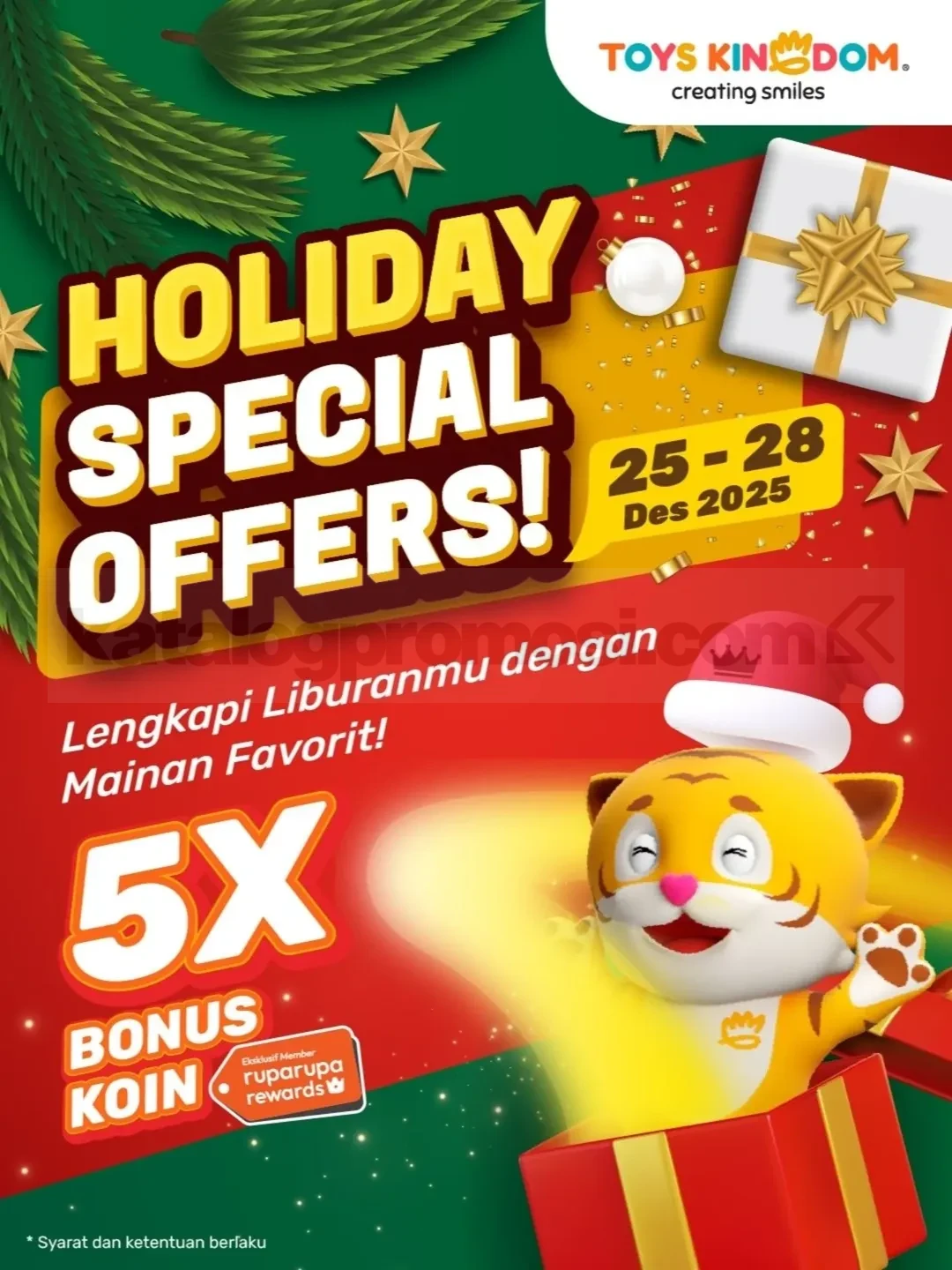Toys Kingdom Holiday Special Offers - Diskon hingga 50% & 5X Bonus Koin! Toys Kingdom Holiday Special Offers - Diskon hingga 50% & 5X Bonus Koin!