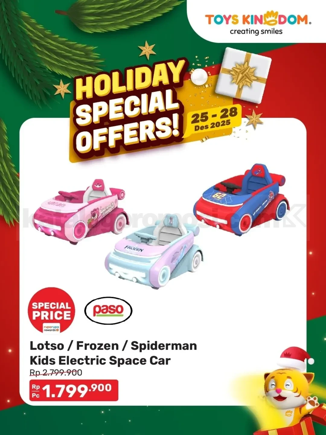 Toys Kingdom Holiday Special Offers - Diskon hingga 50% & 5X Bonus Koin! Toys Kingdom Holiday Special Offers - Diskon hingga 50% & 5X Bonus Koin!