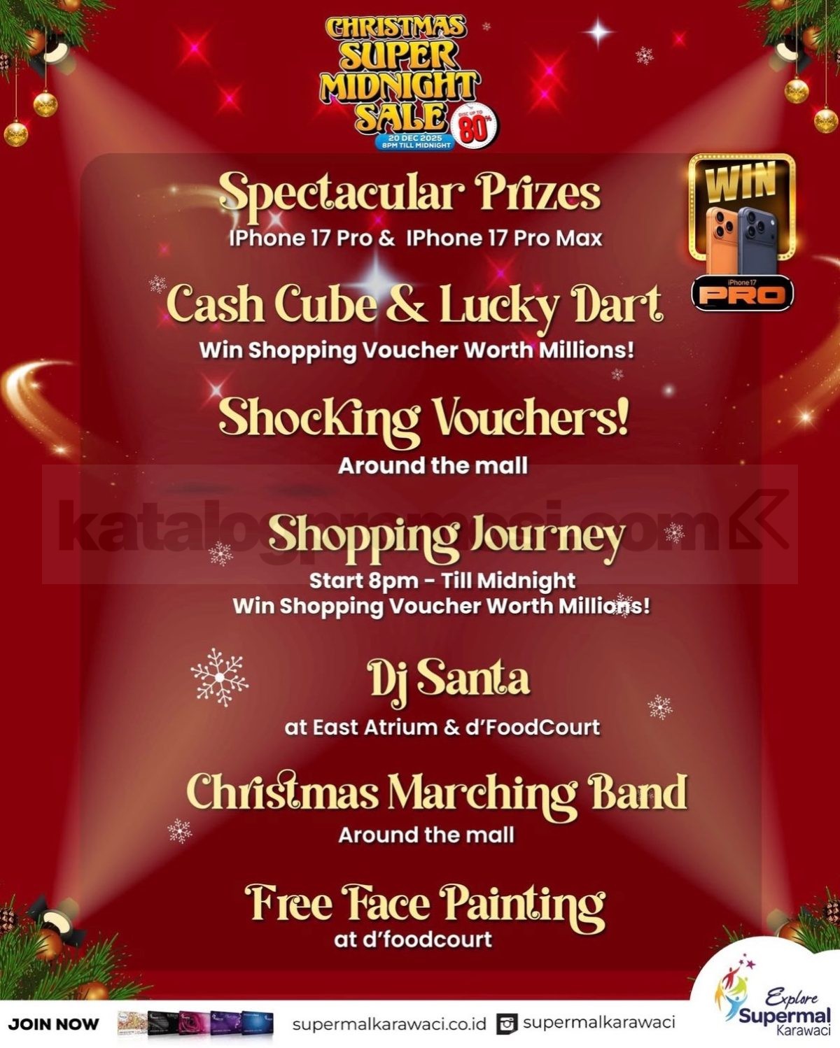 Christmas Super Midnight Sale up to 80% di Supermal Karawaci Christmas Super Midnight Sale up to 80% di Supermal Karawaci 2