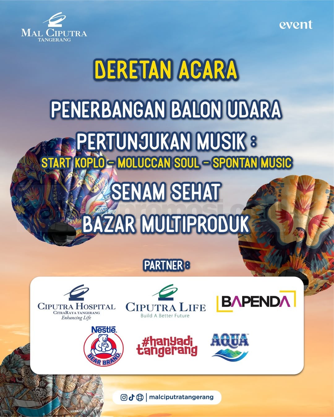 Festival Balon Udara Wonosobo di Mal Ciputra Tangerang Festival Balon Udara Wonosobo di Mal Ciputra Tangerang 2