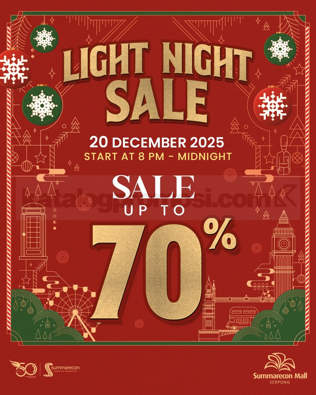 Light Night Sale Hingga 70% di Summarecon Mall Serpong Light Night Sale Hingga 70% di Summarecon Mall Serpong 2