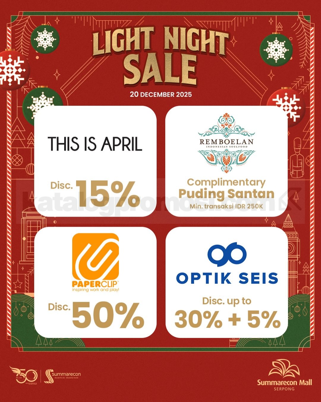 Light Night Sale Hingga 70% di Summarecon Mall Serpong Light Night Sale Hingga 70% di Summarecon Mall Serpong 3