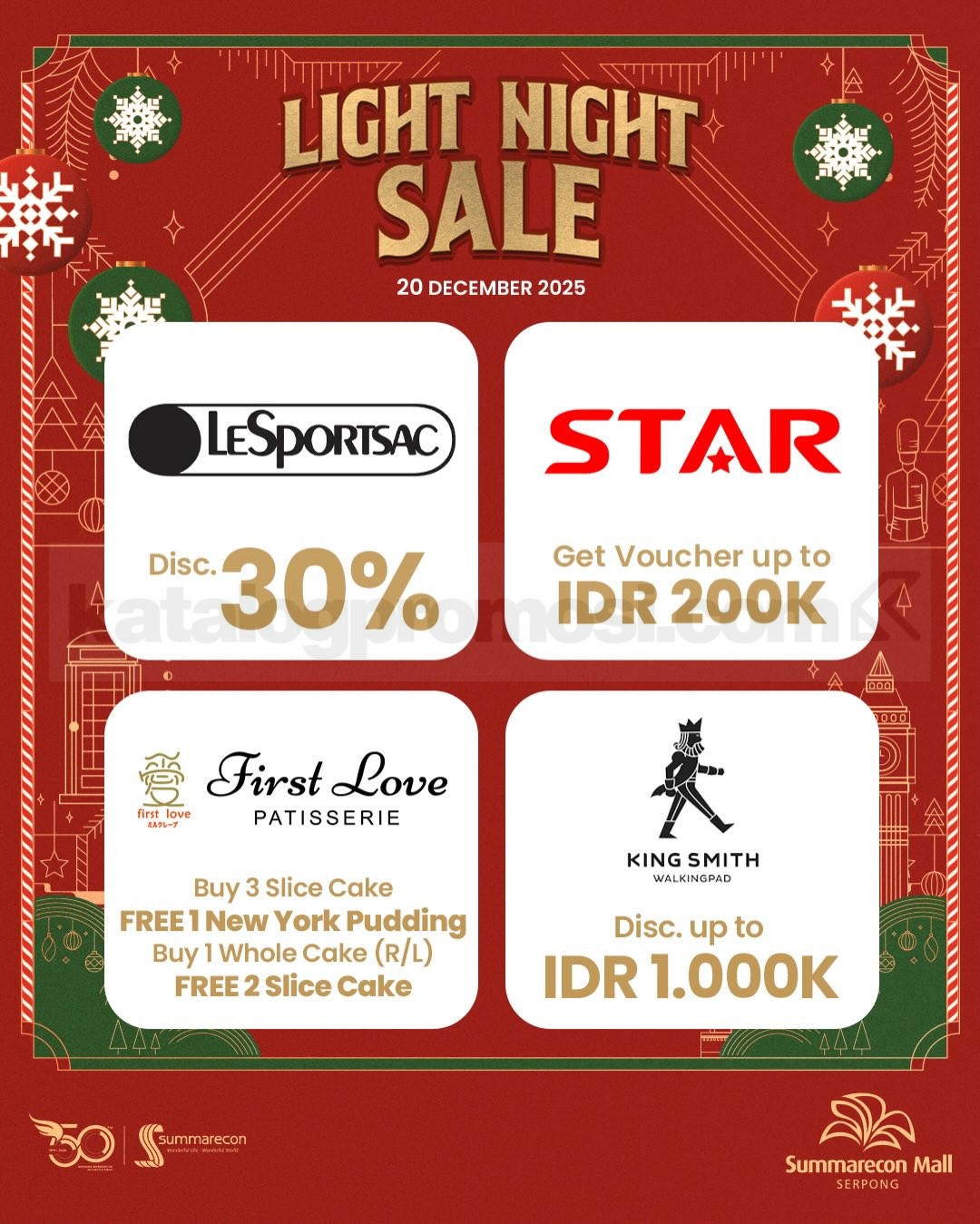 Light Night Sale Hingga 70% di Summarecon Mall Serpong Light Night Sale Hingga 70% di Summarecon Mall Serpong 4