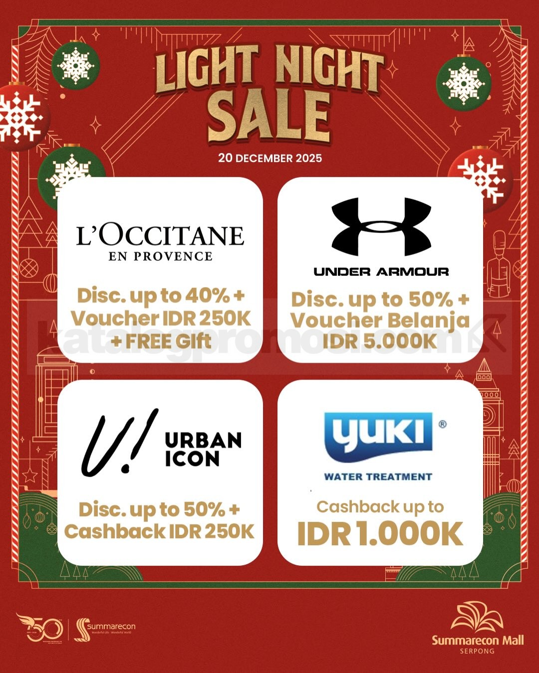 Light Night Sale Hingga 70% di Summarecon Mall Serpong Light Night Sale Hingga 70% di Summarecon Mall Serpong 6