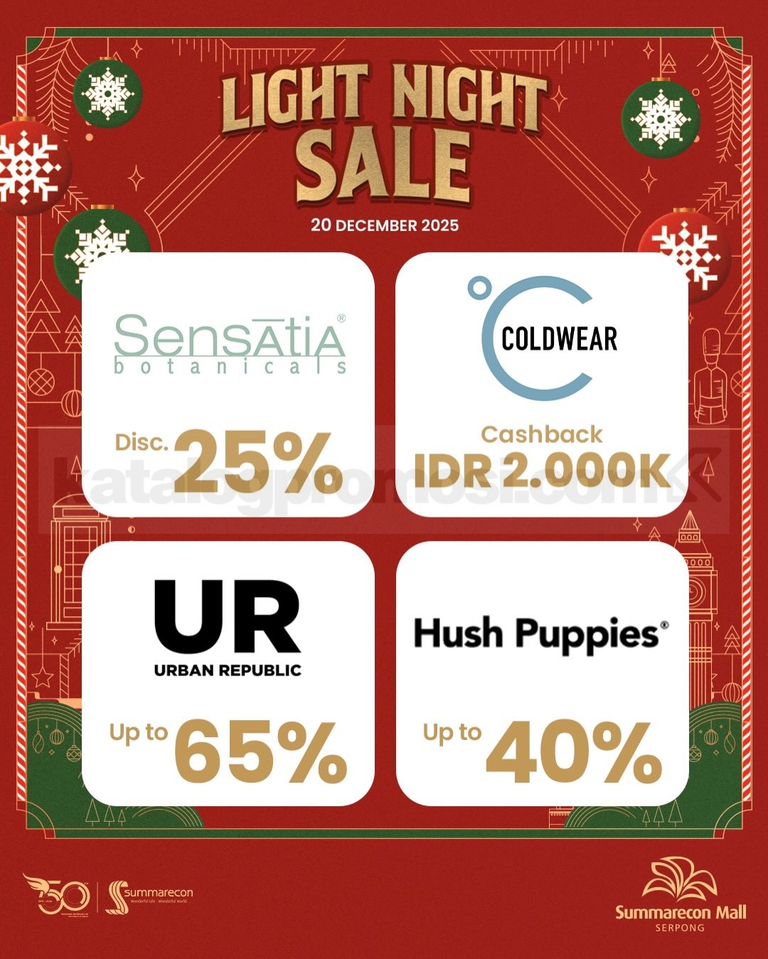 Light Night Sale Hingga 70% di Summarecon Mall Serpong Light Night Sale Hingga 70% di Summarecon Mall Serpong 7