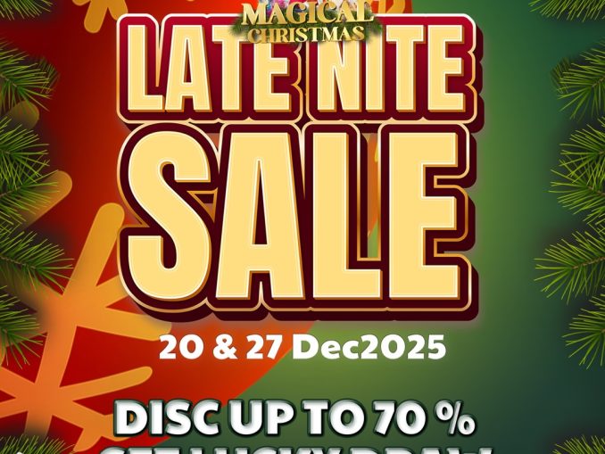 Magical Late Nite Sale up to 70% di Mal Botani Square Bogor 36
