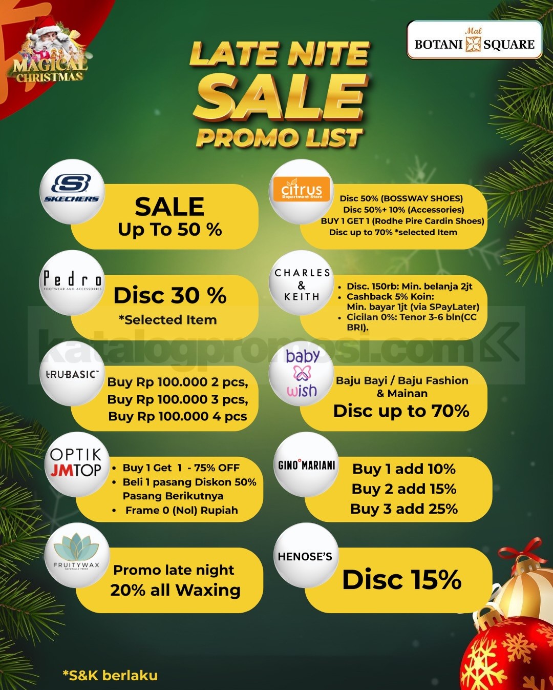 Magical Late Nite Sale up to 70% di Mal Botani Square Bogor Magical Late Nite Sale up to 70% di Mal Botani Square Bogor 7