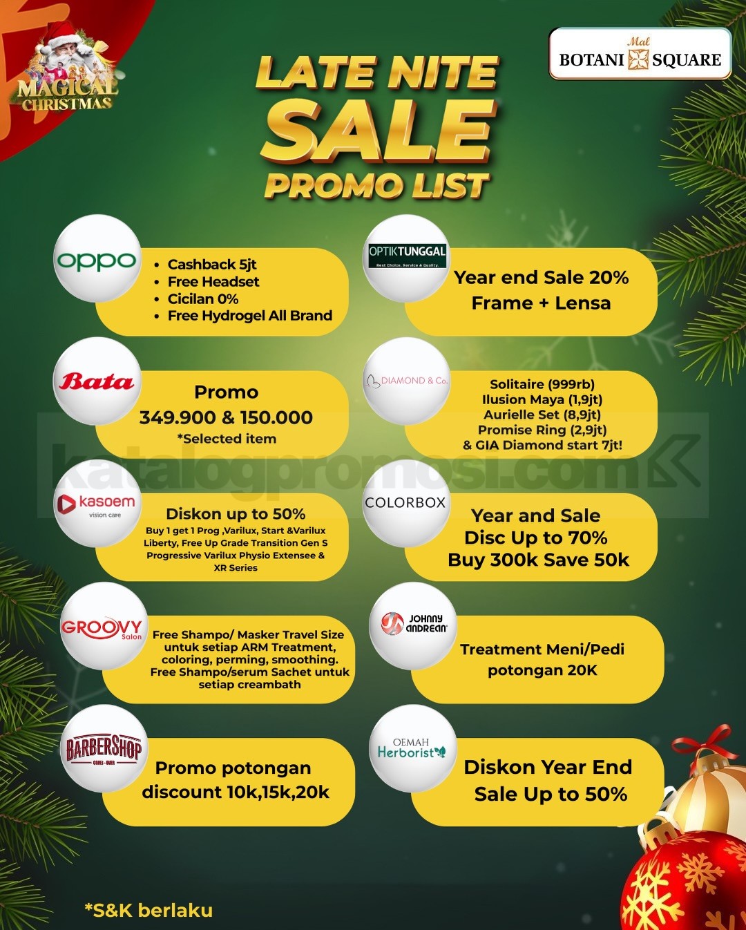 Magical Late Nite Sale up to 70% di Mal Botani Square Bogor Magical Late Nite Sale up to 70% di Mal Botani Square Bogor 10