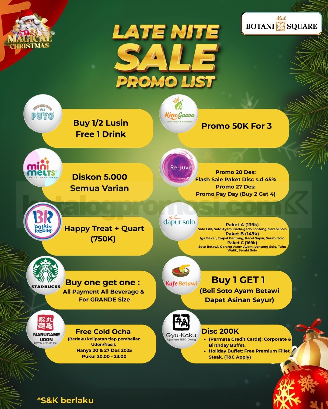 Magical Late Nite Sale up to 70% di Mal Botani Square Bogor Magical Late Nite Sale up to 70% di Mal Botani Square Bogor 13