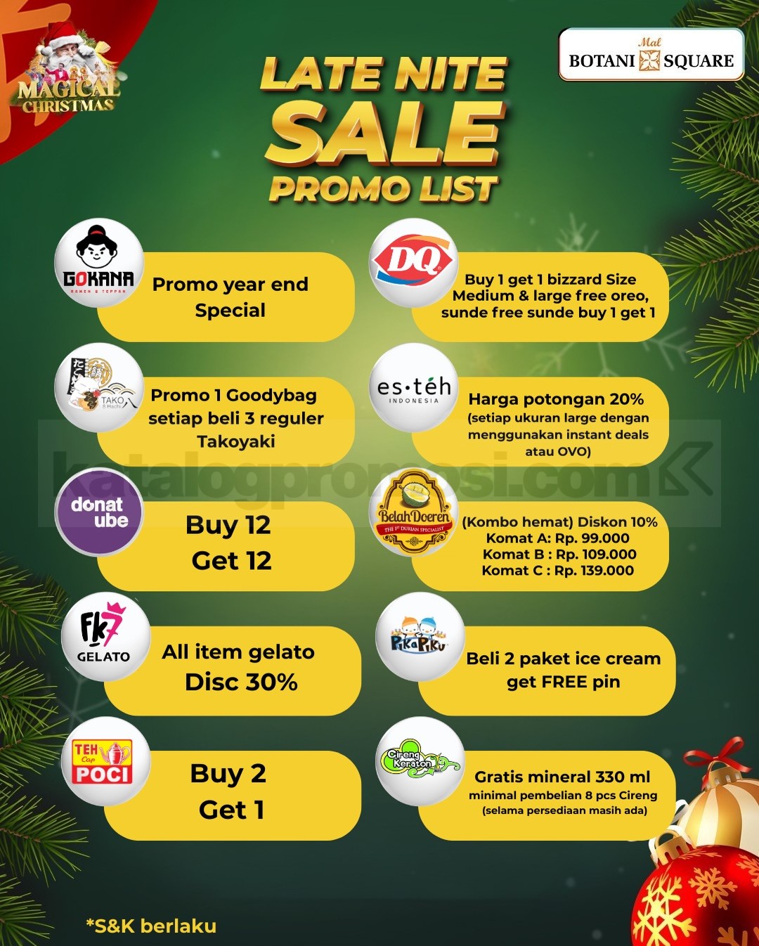 Magical Late Nite Sale up to 70% di Mal Botani Square Bogor Magical Late Nite Sale up to 70% di Mal Botani Square Bogor 14