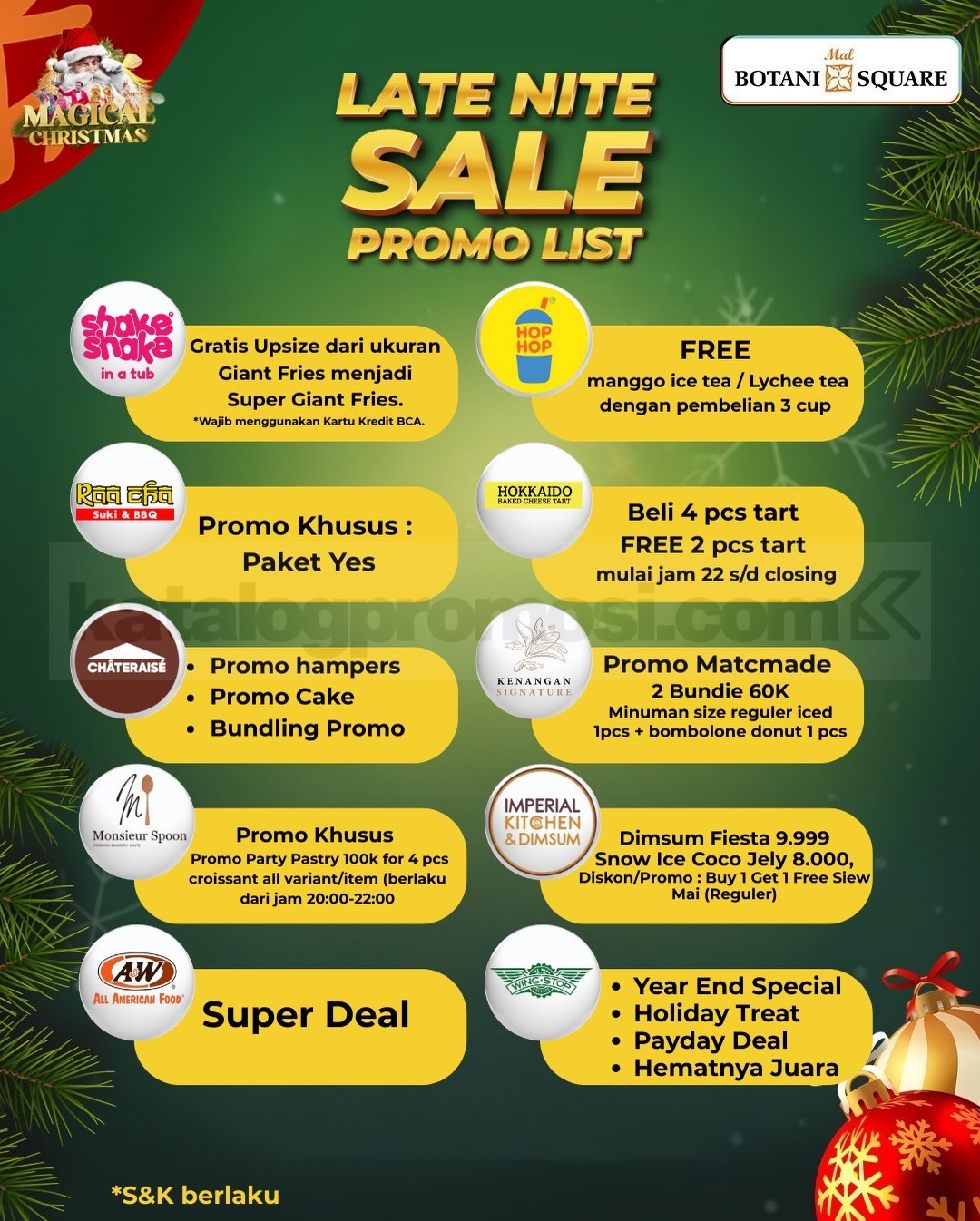 Magical Late Nite Sale up to 70% di Mal Botani Square Bogor Magical Late Nite Sale up to 70% di Mal Botani Square Bogor 16