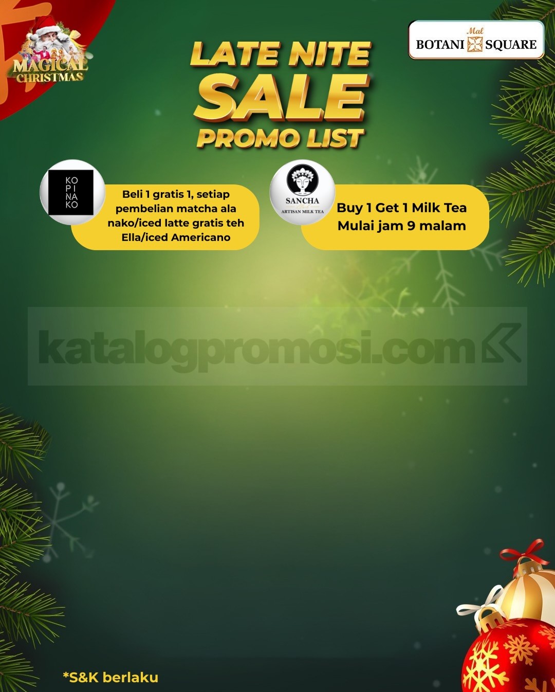 Magical Late Nite Sale up to 70% di Mal Botani Square Bogor Magical Late Nite Sale up to 70% di Mal Botani Square Bogor 18