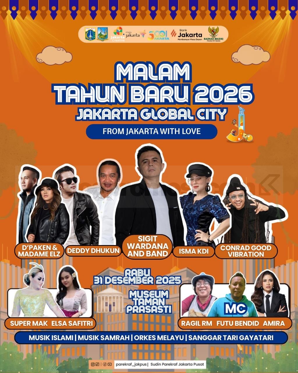 Malam Tahun Baru 2026 di Museum Taman Prasasti Malam Tahun Baru 2026 di Museum Taman Prasasti 2