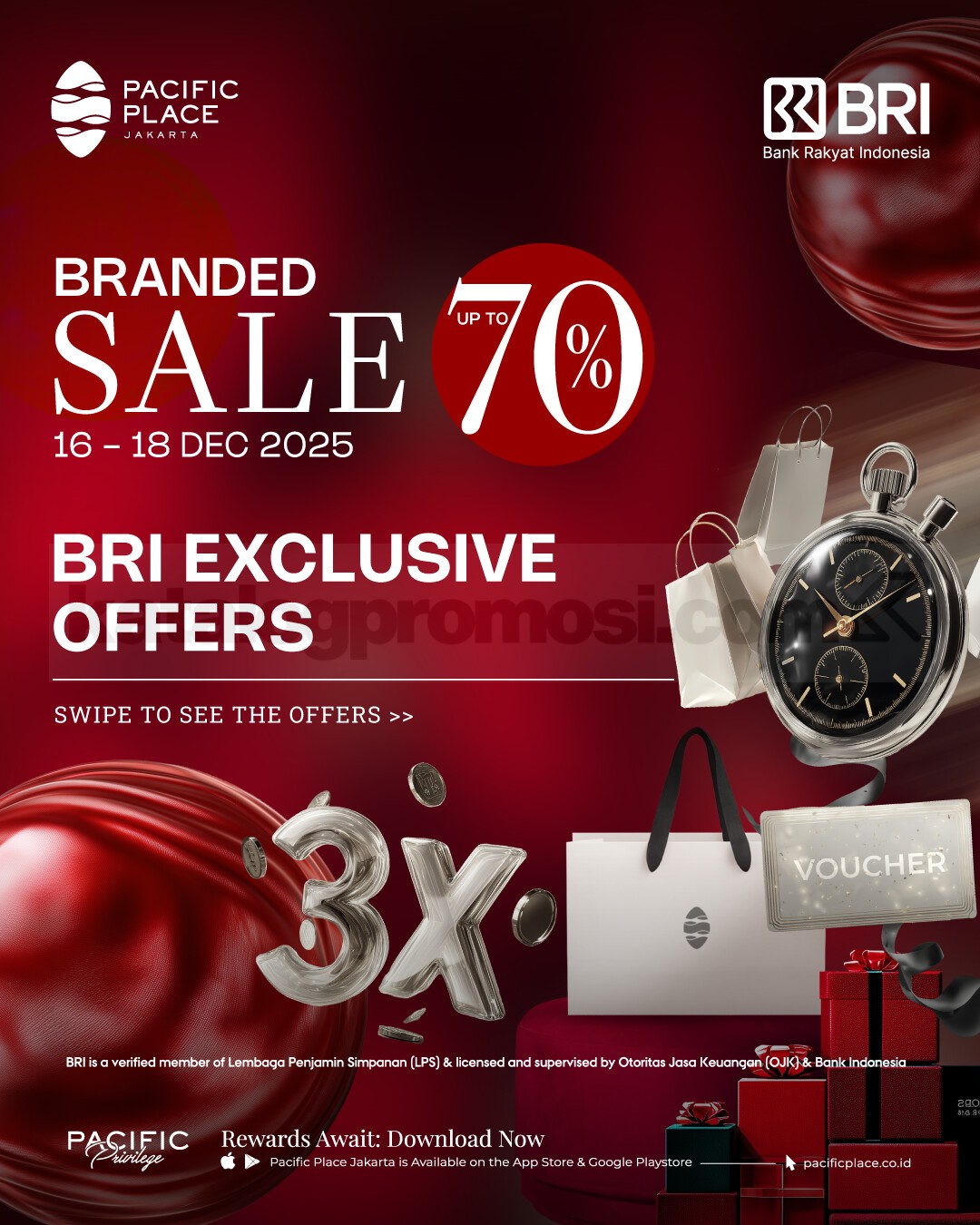 PACIFIC PLACE JAKARTA Branded Sale Diskon hingga 70% PACIFIC PLACE JAKARTA Branded Sale Diskon hingga 70% 4