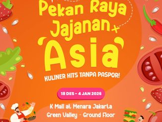 Pekan Raya Jajanan Asia di K Mall Menara Jakarta Green Valley periode 18 Desember 2025 – 4 Januari 2026