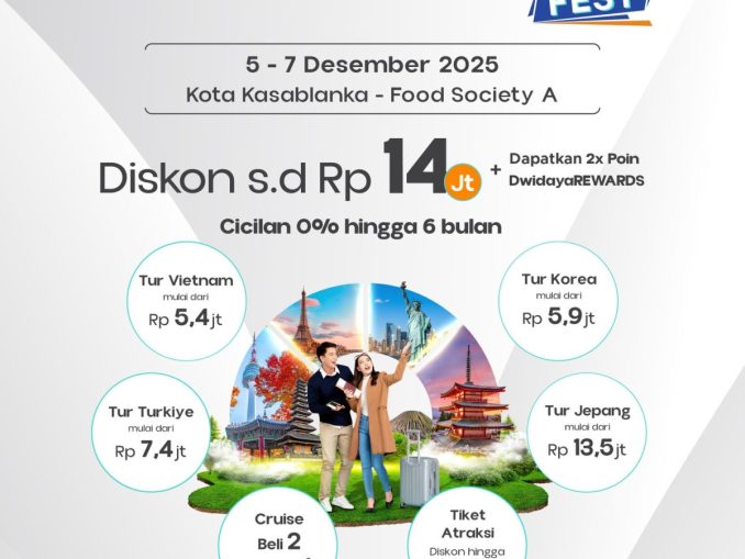 Wondrful Dwidayatour Travel Fest di Kota Kasablanka Jakarta 26