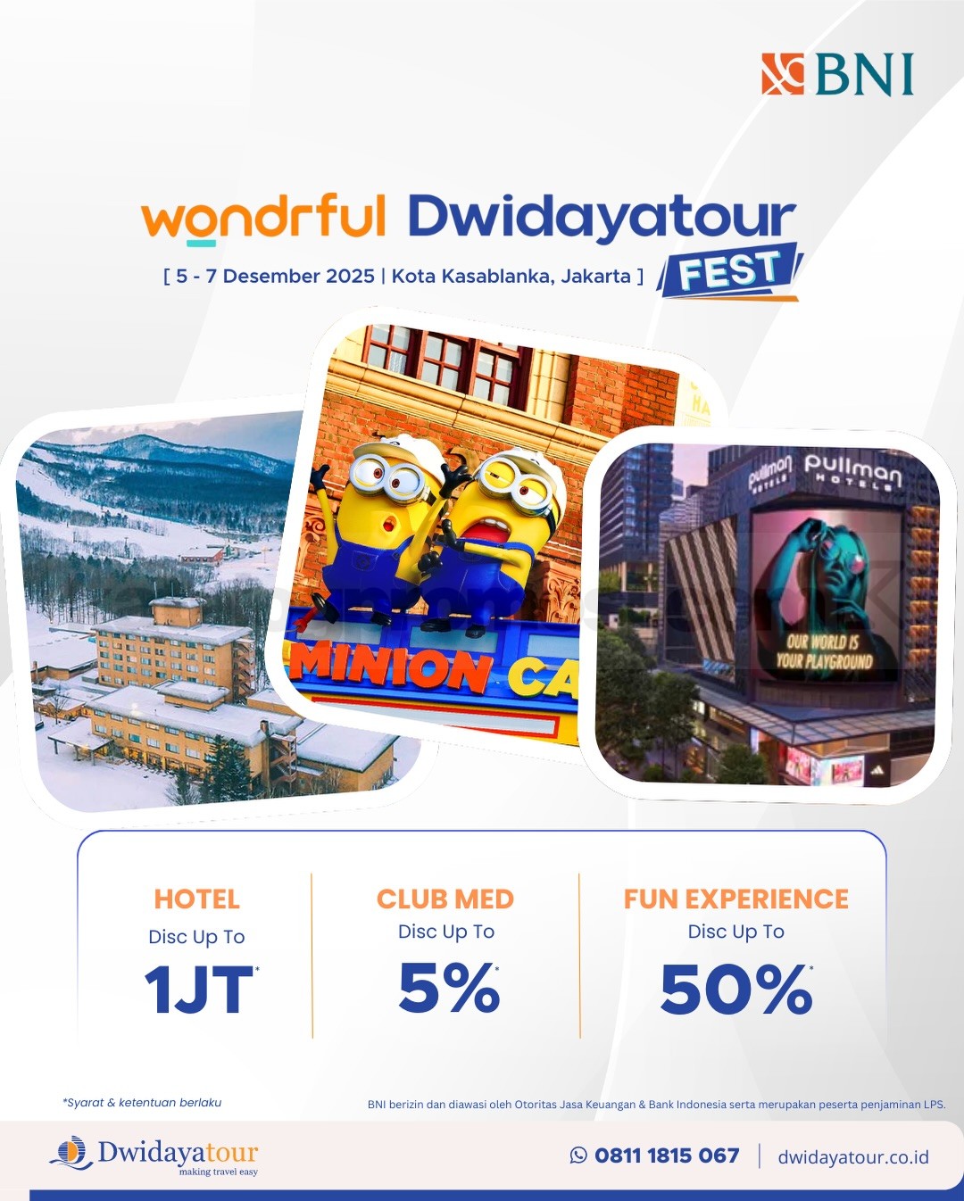 Wondrful Dwidayatour Travel Fest di Kota Kasablanka Jakarta Wondrful Dwidayatour Travel Fest di Kota Kasablanka Jakarta 2