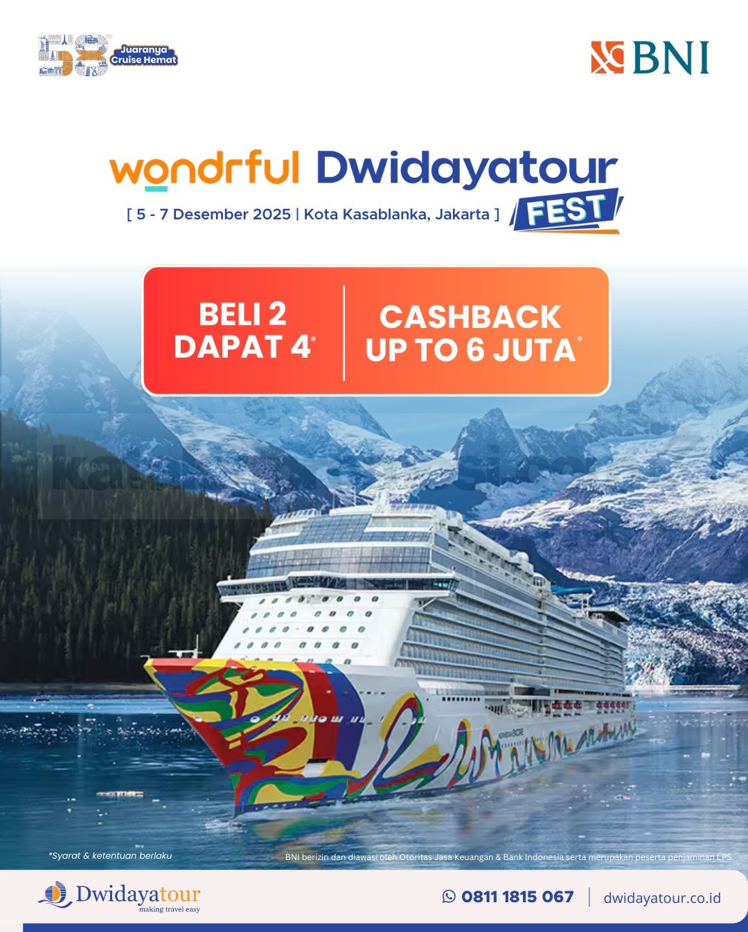 Wondrful Dwidayatour Travel Fest di Kota Kasablanka Jakarta Wondrful Dwidayatour Travel Fest di Kota Kasablanka Jakarta 17